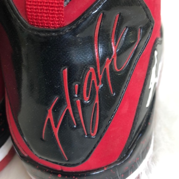 Nike Air Jordan Mens Basketball Shoes SC-3 - Black/Red -629877-601. - Picture 7 of 10